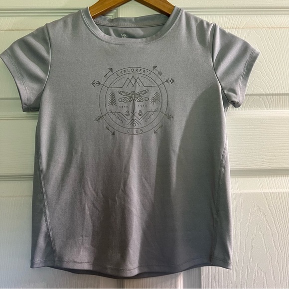 Gray Girls 7/8 Explorer T-Shirt - Picture 1 of 6